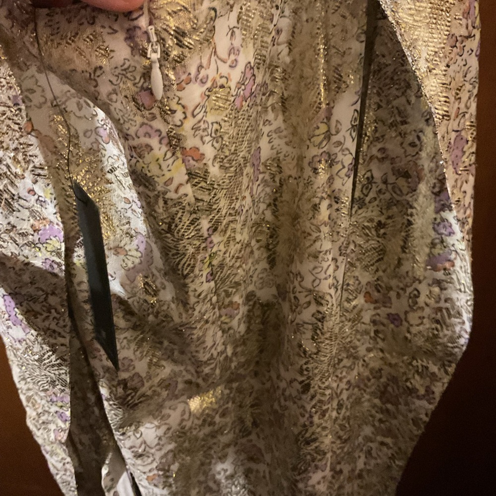 Lulu's Cream Sheath Dress Sleeveless Scoop Neck Wedding Guest NWT - Picture 5 of 7